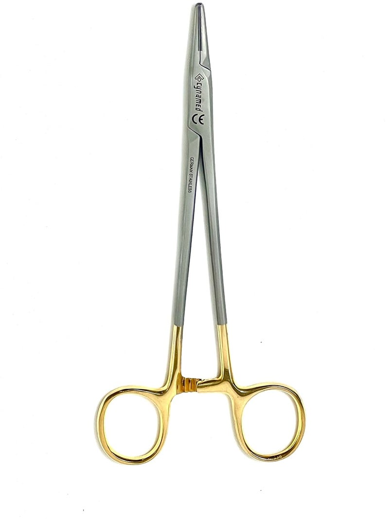 artlab Premium German Mayo Hegar Needle Holder Driver |Needle Driver with Tungsten Carbide Inserts Tip |Dental Ortho Needle Holder Locking| Sizes (Mayo hegar N/H 7") - Image 3
